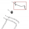 Maneta motor stop scarificator gazon RURIS RXH999, pozitia 1 plansa 1