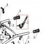 Maneta motorstop motosapa RURIS 1300KS, pozitia 17, cod ps1300ks-5-17