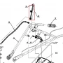 Maneta schimbator motocultor RURIS 918, pozitia 65, cod ps918-1-65