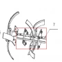 Manicot (2 grupe) motosapa RURIS 1001KSD, pozitia 7, cod ps1001ksd-8-7