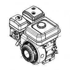 Motor 170F RURIS DAC 185 motosapatoare, piesa motocultor, plansa 3 pozitia 1, cod psdac185-3-1