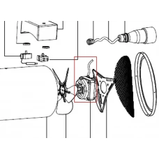 Motor aeroterma RURIS Vulcano 500, pozitia 19, cod psvlc500-19