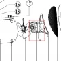 Motor aeroterma RURIS Vulcano 900, pozitia 29, cod psvlc900-29