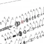 Oring 17x2 motosapa RURIS 1001KSD, pozitia 40, cod ps1001ksd-3-40
