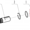 O-ring 17x2 RURIS ps815-3-1, pozitia 1 plansa 3
