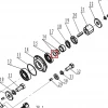 O-ring 17x2 RURIS ps815-6-16, pozitia 16 plansa 6