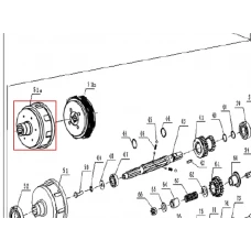 Oala ambreiaj motosapa RURIS 1001KSD, pozitia 51a, cod ps1001ksd-3-51a