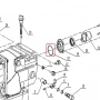 Oring 45x1.8 motosapa RURIS 1300KS, pozitia 18, cod ps1300ks-3-18