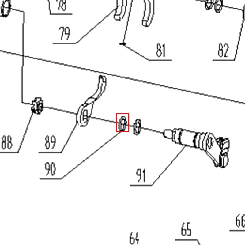 Oring motosapa RURIS 650/651KSD, pozitia 90 pe plansa