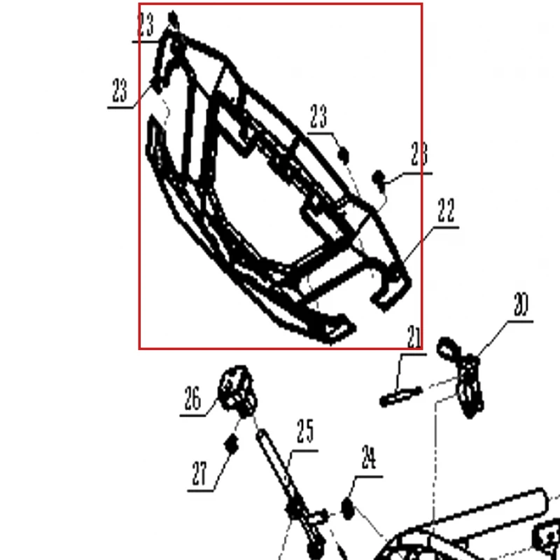 Ornament motosapa RURIS 1300KS, pozitia 22 pe plansa