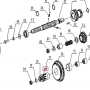 Pana a6x6x20 motosapa RURIS 1300KS, pozitia 77, cod ps1300ks-3-77
