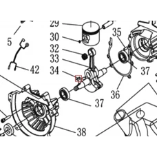 Pana motoburghiu RURIS TT14, pozitia 34, cod pstt14-1-34