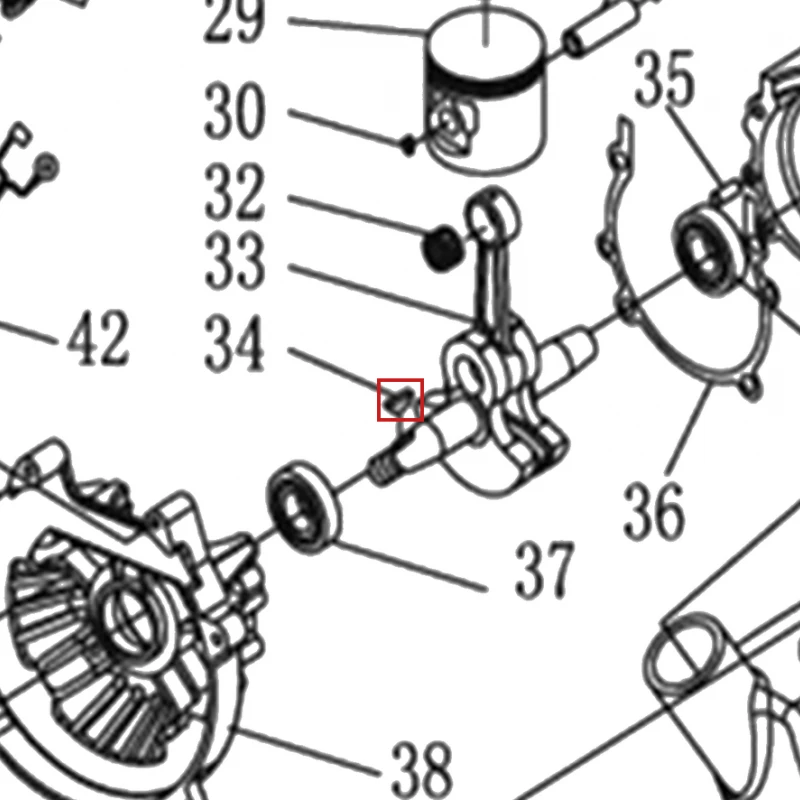 Pana motoburghiu RURIS TT14, pozitia 34 pe plansa