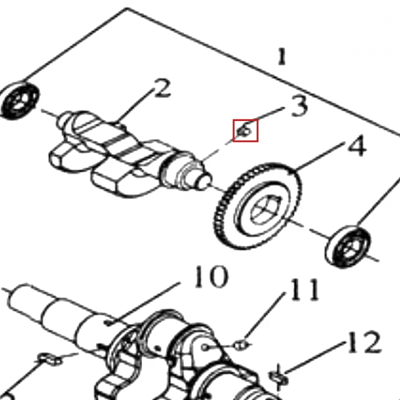 Pana motosapa RURIS 650/651KSD, pozitia 3 pe plansa