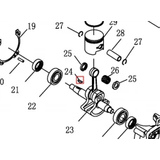 Pana semiluna atomizor RURIS A103, piesa atomizor, plansa 1 pozitia 24, cod psa103-1-24