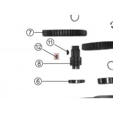 Pin ghidare motoburghiu RURIS TT10, pozitia 12, cod pstt10-2-12