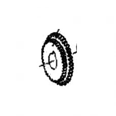 Pinion dublu (42-23) motosapa RURIS 1001KSD, pozitia 76, cod ps1001ksd-3-76