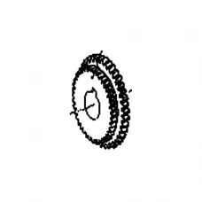 Pinion dublu motosapa RURIS 1300KS, pozitia 76, cod ps1300ks-3-76