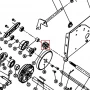 Pinion freza zapada RURIS Everest 804, pozitia 37, cod ps804-3-37