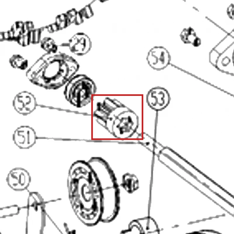 Pinion freza de zapada RURIS Retezat 620, pozitia 52 plansa 3
