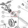 Pinion freza de zapada RURIS Retezat 620, plansa 3 pozitia 52, cod ps620-3-52