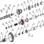 Pinion marsarier motosapa RURIS 1300KS, pozitia 61, cod ps1300ks-3-61