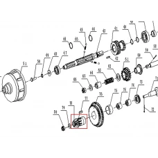 Pinion motosapa RURIS 1300KS, pozitia 78, cod ps1300ks-3-78