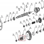 Pinion motosapa RURIS 1300KS, pozitia 78, cod ps1300ks-3-78