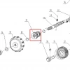 Pinion RURIS 731K motosapa, pozitia 39 plansa 2