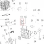 Pinten motoferastrau RURIS DAC 401S, plansa 2 pozitia 64, cod ps401s-2-64