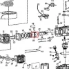 Piston pentru masina de tuns gazon RURIS DAC 100XL, pozitia 26 pe plansa motorului
