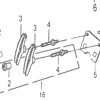 Piulita motor scarificator gazon RURIS RXH999, pozitia 1 plansa 12