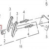 Piulita motor scarificator gazon RURIS RXH999, pozitia 2 plansa 12