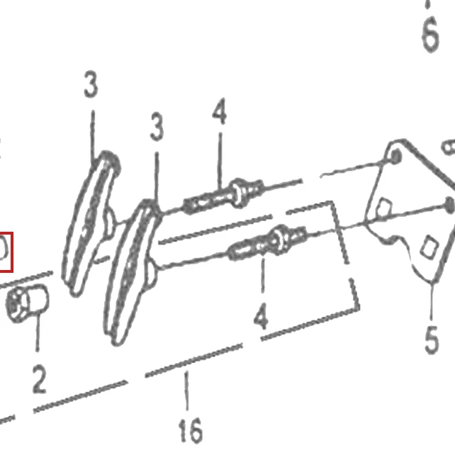 Piulita motor scarificator gazon RURIS RXH999, pozitia 2 plansa 12