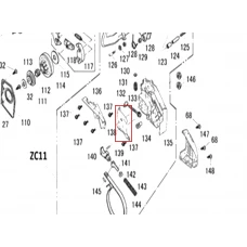 Placa motoferastrau RURIS 142, pozitia 138, cod ps141-1-138