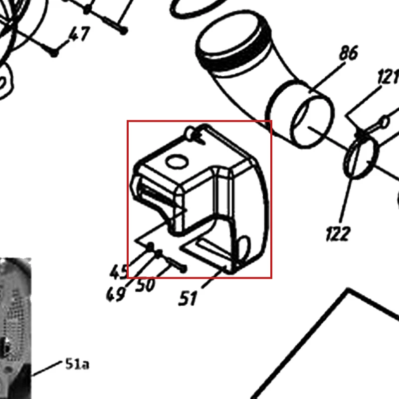 Protectie atomizor RURIS A103, pozitia 51 plansa 2