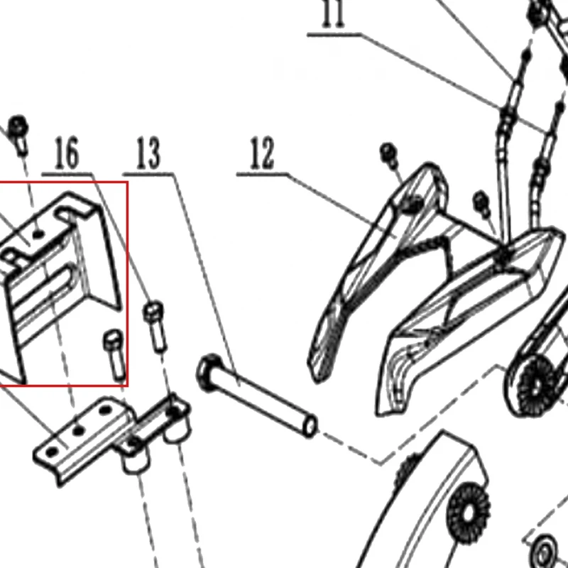 Protectie motosapa RURIS 650/651KSD, pozitia 15 pe plansa