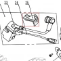 Protectie motoferastrau RURIS 367/492/512, pozitia B25, cod ps367-b25