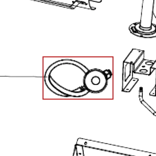 Regulator aeroterma RURIS Vulcano 884, pozitia 25 pe plansa