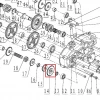 Roata dintata RURIS RXD 1700 masina defrisat, pozitia 14 plansa 2
