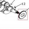 Roata dintata motosapa RURIS 650/651KSD, pozitia 13 pe plansa