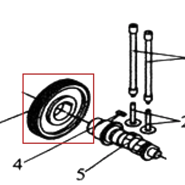 Roata dintata motosapa RURIS 650/651KSD, pozitia 3 pe plansa