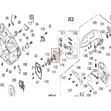 Roata lant motoferastrau RURIS 142, pozitia 114, cod ps141-1-114