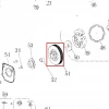 Roata lant motoferastrau RURIS DAC 401S, pozitia 51 plansa 2