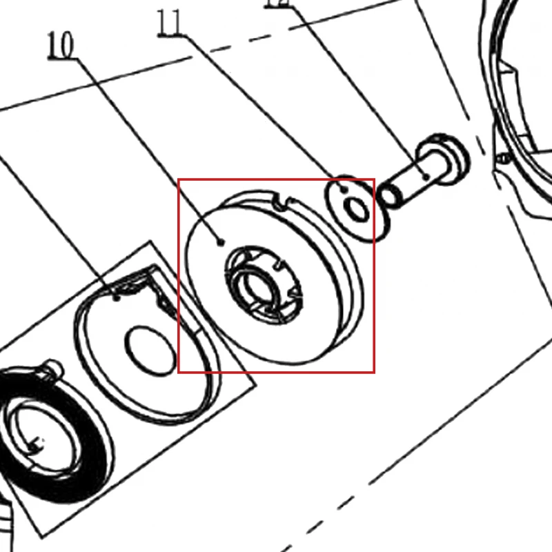 Rola demaror motoferastrau RURIS 367/492/512, pozitia B10 pe plansa