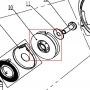 Rola demaror motoferastrau RURIS 367/492/512, pozitia B10, cod ps367-b10