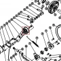 Rola intinzator freza zapada RURIS Everest 804, pozitia 68, cod ps804-3-68