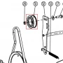 Rola intinzator freza zapada RURIS Parang 604, pozitia 51, cod ps604-3-51
