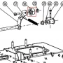 Rola intinzator freza zapada RURIS Parang 604, pozitia 58, cod ps604-3-58