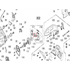 Rotor motoferastrau RURIS 142, pozitia 118, cod ps141-1-118